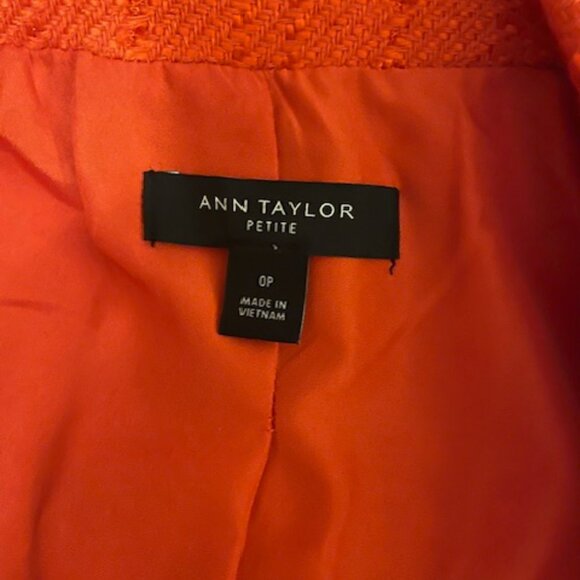 Ann Tylor The Petite Tweed Double Breasted Blazer New Without Tags Petite 0 - Picture 4 of 5